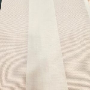 CS163 - 3 Mtr Wide / Drop Curtaining - Borneo Blackout Lined -Blush - Light Blush Pink - 18cm Two Toned Plain and Textured Stripes - B Grade - 100% Polyester - $25.00 per mtr