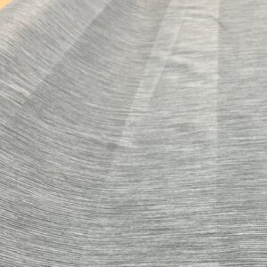 CS164 - 3 Mtr Wide / Drop Curtaining - Borneo Blackout Lined -Slate - Blue Grey - 18cm Two Toned Plain and Textured Stripes - B Grade - 100% Polyester - $25.00 per mtr