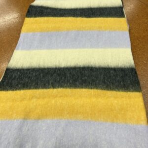 Scarves - AA - Yellow, Black and Light Grey Stripes - 20% Cashmere / 80% Polyester - 180cm long x 52cm wide - Super Soft and No two are the same - $29.00 each