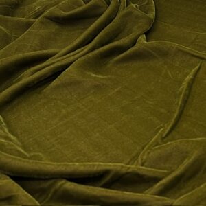 Dress Velvet - PV Antique Gold- 100% Polyester - Lush Pile - 114cm wide - $16.00 per mtr