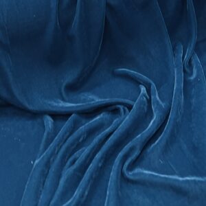 Dress Velvet - PV Blue - 100% Polyester - Lush Pile - 114cm wide - $16.00 per mtr