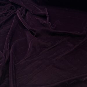 Dress Velvet - PV Burgundy - 100% Polyester - Lush Pile - 114cm wide - $16.00 per mtr