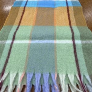 Scarves - E -Mustard, Mint, Blue and a  Burgundy Pin Stripe - 20% Cashmere / 80% Polyester - 180cm long x 52cm wide - Super Soft and No two are the same - $29.00 each