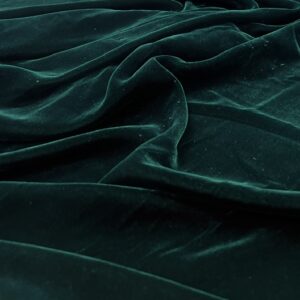 Dress Velvet - PV Forrest Green - 100% Polyester - Lush Pile - 114cm wide - $16.00 per mtr