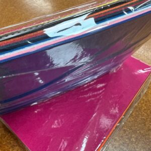 Felt Square Crafters -  12 Packs - Multiple Colours - 100% Polyester - 21cm x 30cm  - $9.99 each