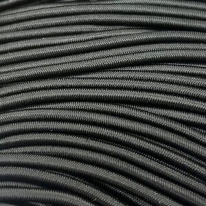 Elastic Round - 2.5mm round - Black - sold per mtr - $2.50 per mtr
