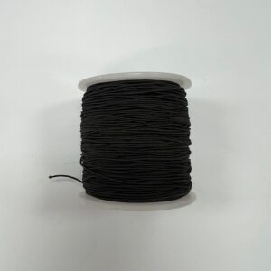 Shearing Elastic - Black - .8 mm round - sold per mtr - $1.00pm