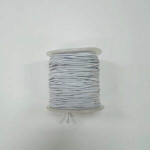 Shearing Elastic - White - 1.2mm round - sold per mtr - $1.00pm