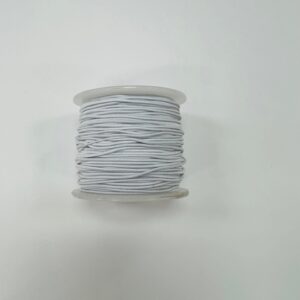 Shearing Elastic - White - 1mm round - sold per mtr - $1.00pm