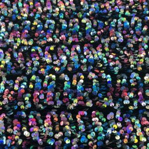 Evening Sequins - (ES2) - Magnificent ! - Night Sky - Purples, golds and Blues, Pinks - Sequins - 120cm wide - $49.00 per mtr