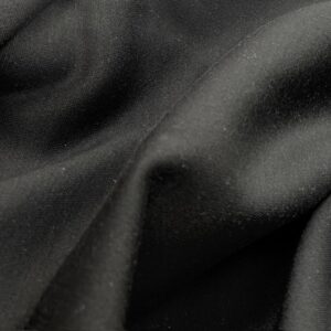 Sweat Shirting - SS1 Black - 50% Cotton - 50% Polyester - 300 GSM - Jet Black - 160cm wide - $16.00 per mtr