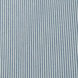 Chambray - DC13 - Light Blue with a Small White Pinstripe - Light weight Denim - 85% Cotton / 15% Spandex- 150cm wide - $22.00 per mtr