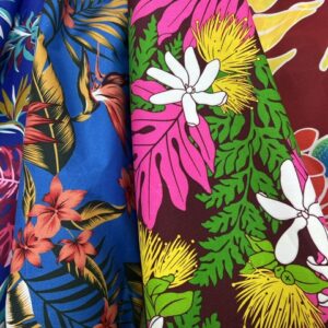 Poly Cotton Island Prints - NOW ONLY $2.50 PM - 2 MTR MINIMUM CUT