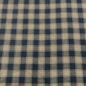 BC-8 - Brushed Cotton -  Black and Teddy Bear Brown Checks - 100% Brushed Cotton - 150cm wide - $18.00 per mtr