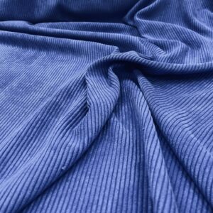 CP2 - Fashion Corduroy - Blue - Wide Wale - 90% Polyester - 10% Spandex - 148cm wide - $14.00 per mtr
