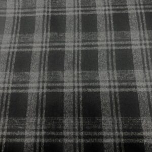 W53 - Wool Jacketing - Large Checks of Black and Grey - Very Striking - 50% Wool / 50% Polyester - 150cm wide - $49.00 per mtr