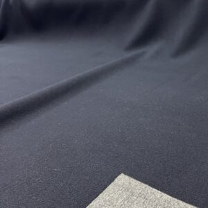 Wool Double Knit - DK9 - Dark Navy - Reversible with Mul Grey on the back - Beautiful Fashion Knits - 20% Wool, 10% Spandex, 70% Polyester - 165cm wide - $28.00 pm