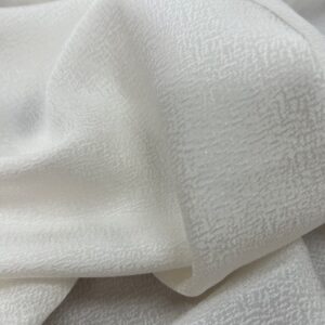 OW-81 - Moksha Twill - Off White Textured - 100% Polyester - 140cm wide - $18.00 per mtr