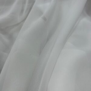 Georgette - Ivory - Soft and flowing - 150cm wide - 100% Polyester - $14.00 per mtr