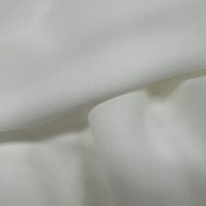 Heavy Crepe - Ivory - 100% Polyester - 150cm wide - $20.00 per mtr