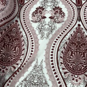 OW243 - Evening - Blush Incindo Lace - 100% Nylon Pink Tulle with 100% Polyester Embroidery - 150cm wide - $35.00 per mtr