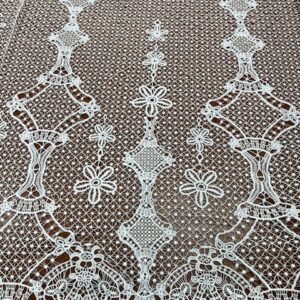OW511 - Bridal Evening Lace - Belle Lace Off White - 70% Cotton / 20% Polyester / 10% Nylon -  130cm wide - Was $50.00 pm - NOW Special $10.00 per mtr