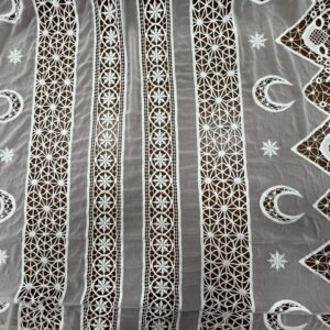OW138 - Bridal / Evening / Day Lace - Harvest Moon - 100% Polyester with 100% Viscose inserts - $50.00 per mtr - NOW Special $10.00 per mtr