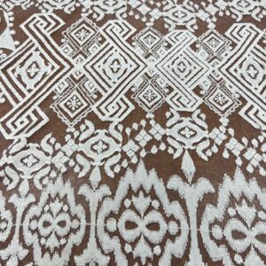OW289 - Bridal Lace - Papaya Lace - Cream - 100% Nylon Base with 100% Viscose Embroidery - 135cm wide - $39.00