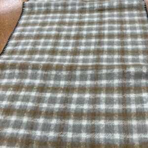 Scarves - JJ - Tartan  - Two Toned Browns and White - Knitted edge  - 20% Cashmere / 80% Polyester - 180cm long x 52cm wide - Super Soft and No two are the same - $29.00 each