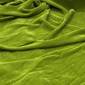 Dress Velvet - PV Lime - 100% Polyester - Lush Pile - 114cm wide - $16.00 per mtr