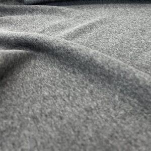 Sweat Shirting - SS-14 -Mid Grey - 50% Cotton - 50% Polyester  - 260 / 300 GSM - 182cm wide - $16.00 per mtr