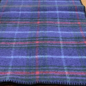 Scarves -NN - Tartan  -Purple, Pink and white  - Knitted edge  - 20% Cashmere / 80% Polyester - 180cm long x 52cm wide - Super Soft and No two are the same - $29.00 each