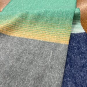 Scarves - Q - Grey, Yellow, Green and Blue - 20% Cashmere / 80% Polyester - 180cm long x 52cm wide - Super Soft and No two are the same - $29.00 each