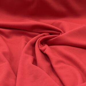 Sweat Shirting - SS-21 - Red - 50% Cotton - 50% Polyester  - 260 / 300 GSM - 170cm wide - $16.00 per mtr