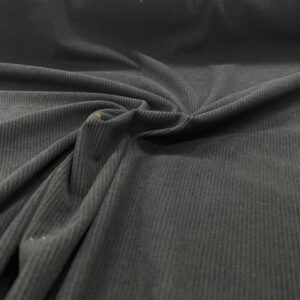 CP8 - Fashion Corduroy - Black  - Smaller Wale - 90% Polyester - 10% Spandex - 148cm wide - $14.00 per mtr
