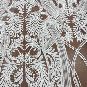 OW371 - Bridal Lace - Vera lace - 100% Nylon Tulle with 100% Polyester Embroidery - 160cm wide - $49.00 per mtr