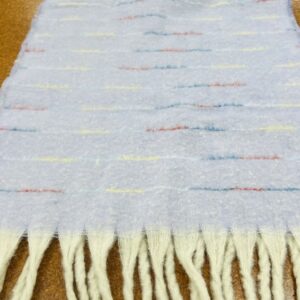 Scarves - FFF - Med Grey with a rainbow of Colours threaded- 20% Cashmere / 80% Polyester - 180cm long x 52cm wide - Super Soft and No two are the same - $29.00 each