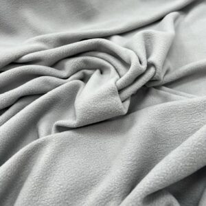 MF9c - Microfleece -Light Grey - New Colour - 100% Polyester - 167cm wide - $12.00 per mtr
