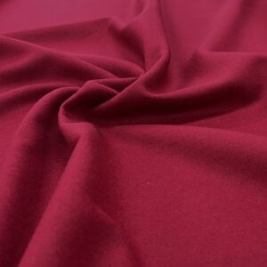 W61 -  Wool Blend Jacketing - Deep Ruby Red - 40% Wool / 60% Polyester - Thin Jacketing - 148cm wide - $29.00 per mtr