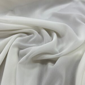Georgette - Soft Cream - 100% Polyester - 150cm Wide - $14.00 per mtr