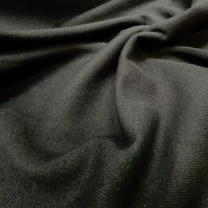 SS-23 -Sweat shirting -Strong True Black - 50% Cotton / 50% Polyeste - 165cm wide - $16.00 pm