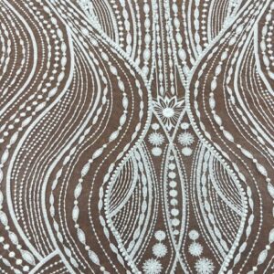 OQ523 - Kas Lace - 55% Cotton / 25% Glass/ 10% Polyester / 10% Nylon - 150cm wide - $39.00 pm - NOW $10 PER MTR SPECIAL