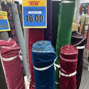 Dress Velvets - 18 Colours Available