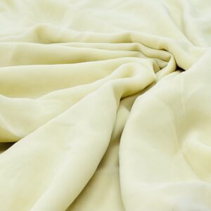 GS3 - Lemon - Georgette - Plain - 100% Polyester - 5mtr x 1.10cm wide - Saree Sized Pieces - $30.00 piece price