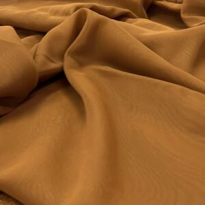 GS7 - Autumn Rust- Georgette - Plain - 100% Polyester - 5mtr x 1.10cm wide - Saree Sized Pieces - $30.00 piece price