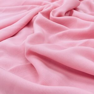 GS10 -Candy Floss Pink - Georgette - Plain - 100% Polyester - 5mtr x 1.10cm wide - Saree Sized Pieces - $30.00 piece price