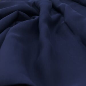 G18 - Navy - Georgette - 100% Polyester -  1.10cm wide - $10.00 per mtr