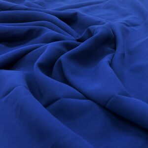 GS17 - Royal Blue - Georgette - Plain - 100% Polyester - 5mtr x 1.10cm wide - Saree Sized Pieces - $30.00 piece price