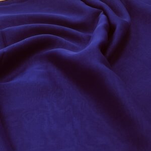 GS24 - Purple- Georgette - Plain - 100% Polyester - 5mtr x 1.10cm wide - Saree Sized Pieces - $30.00 piece price