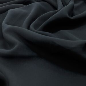 GS31 - Black - Georgette - 100% Polyester - 5mtr x 1.10cm wide - Saree Sized Pieces - $30.00 piece Price